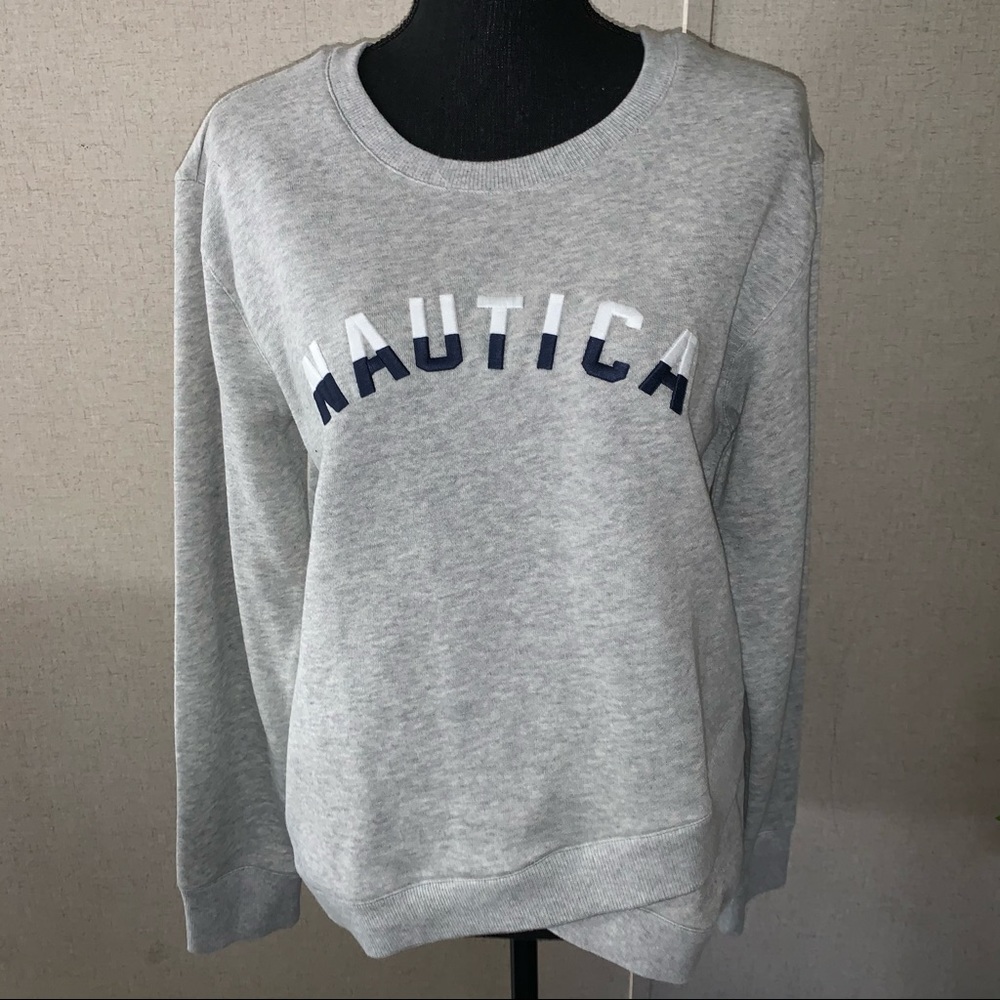 NWT Gray Nautica sweatshirt Large